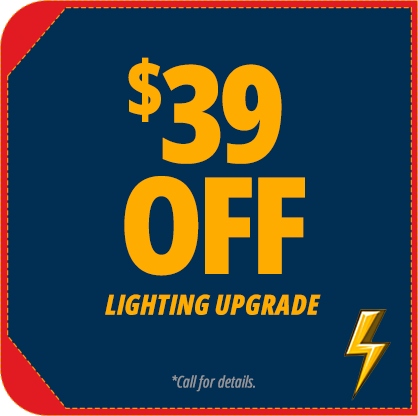 $39 off lighting upgrades from The Local Electricians in Katy Texas