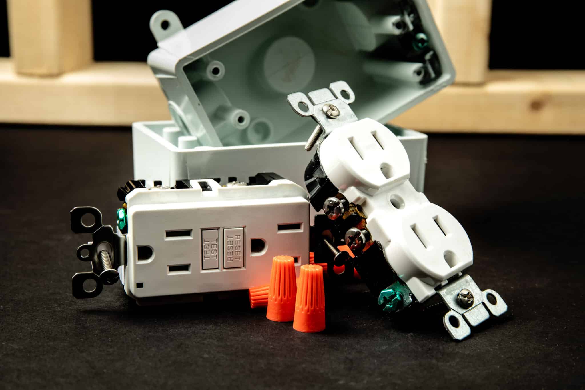 A standard AFCI outlet upgrades.