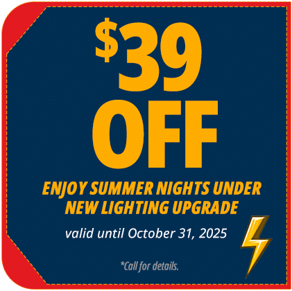 Local Electrician $39 Off Lighting Upgrade October Coupon