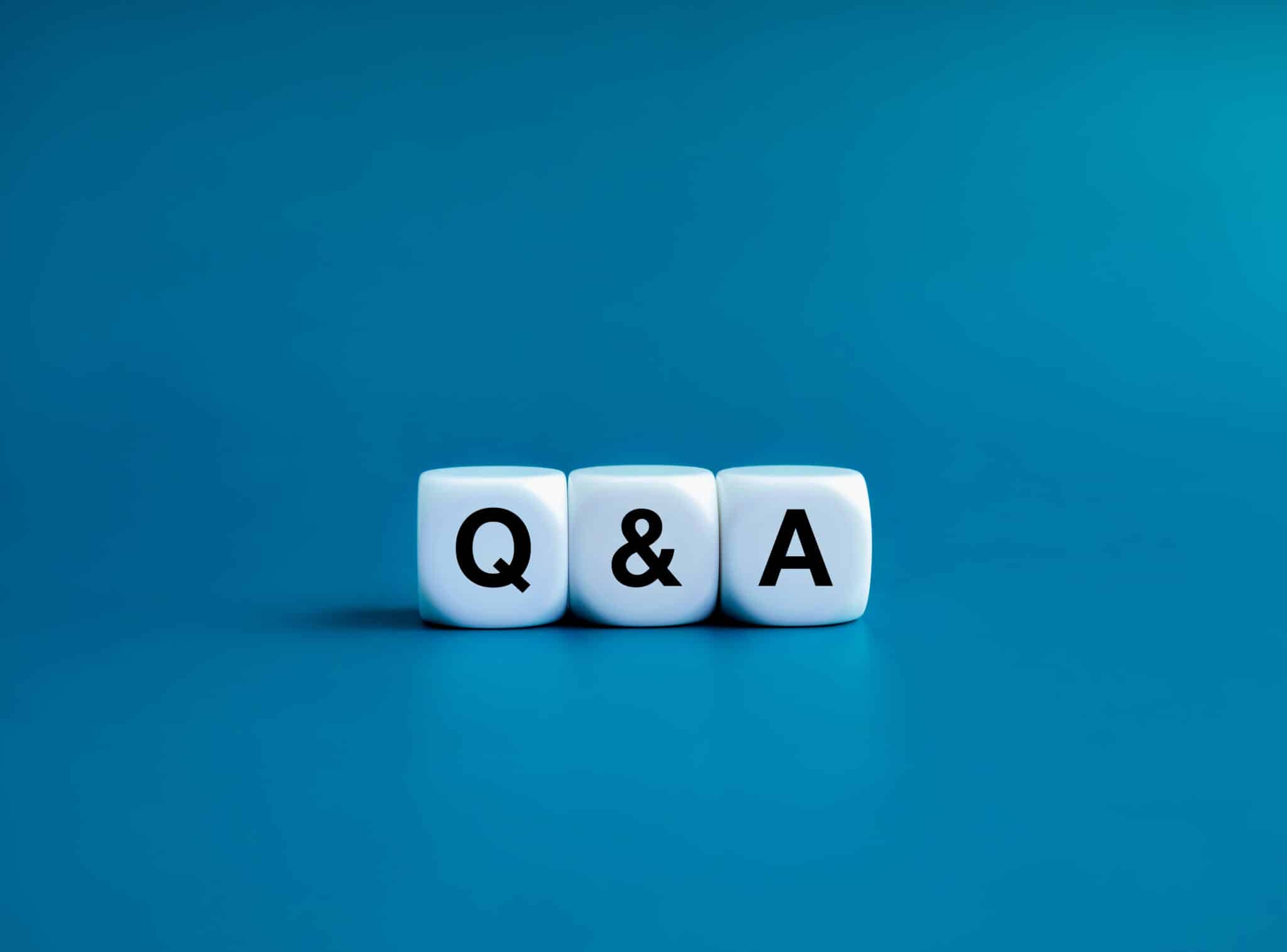 QA concepts. Text Q and A Questions and answers icon, Ground Fault Protection.
