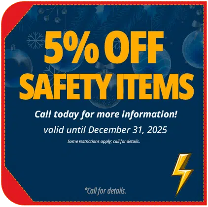 5% Off on Safety Items