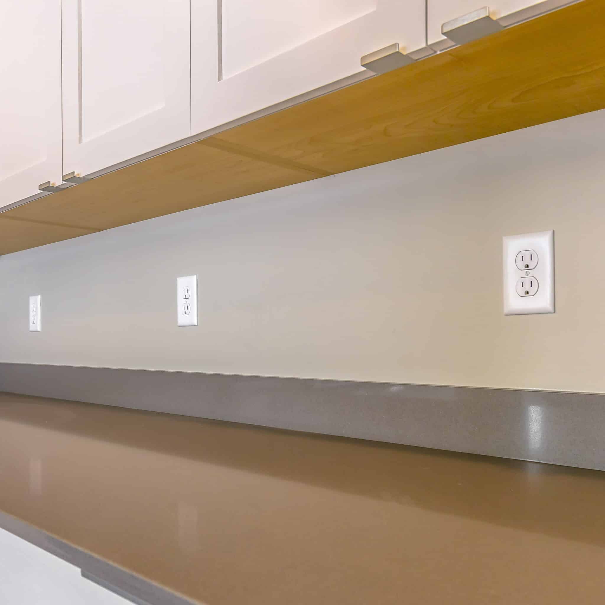 Outlet spacing rules for safe code compliant rooms.