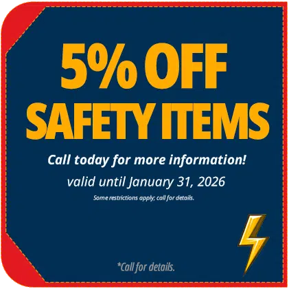 5% Off on Safety Items