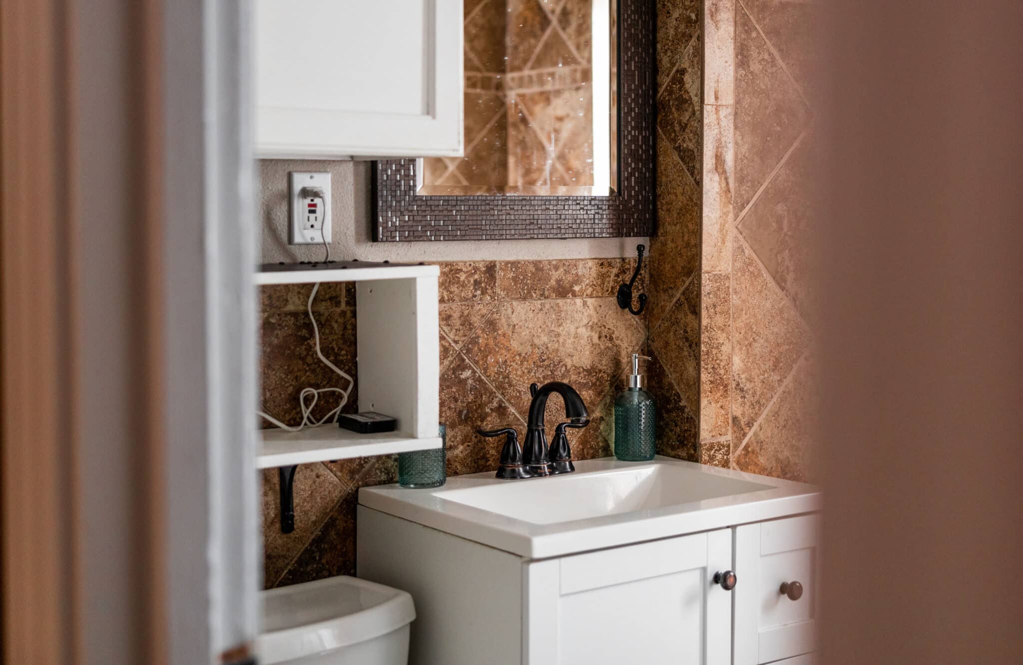 GFCI outlet testing steps to verify bathroom safety.