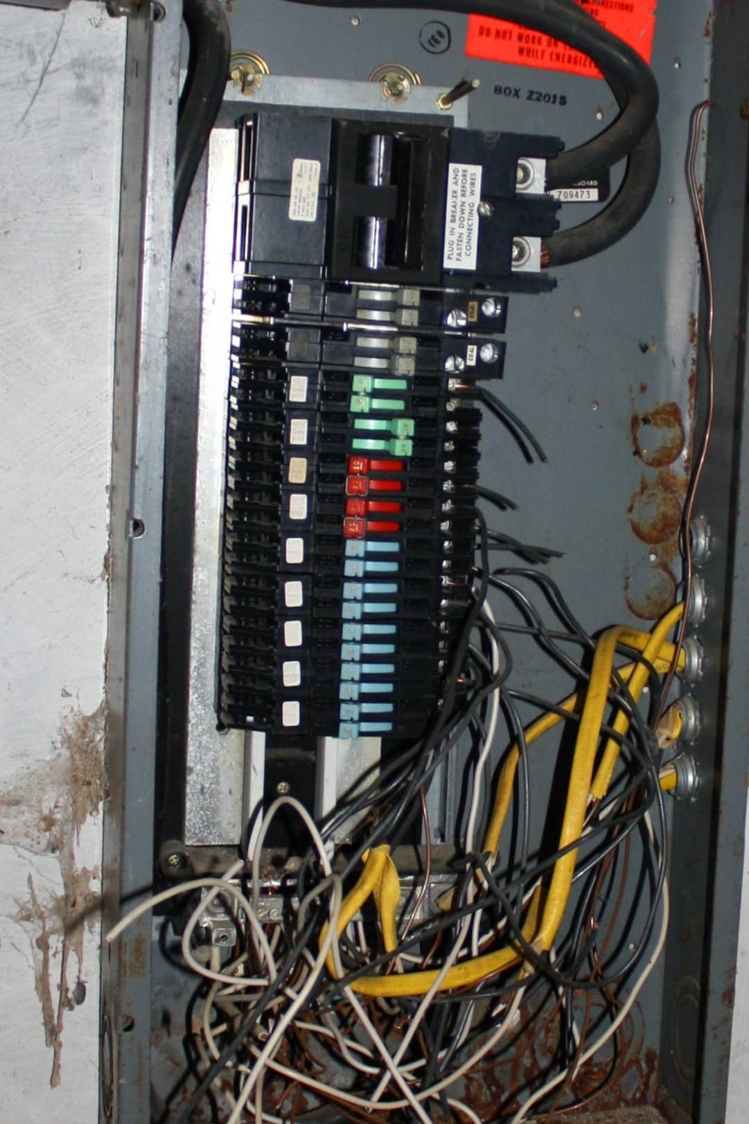 Old electrical system, Breaker box upgrade.