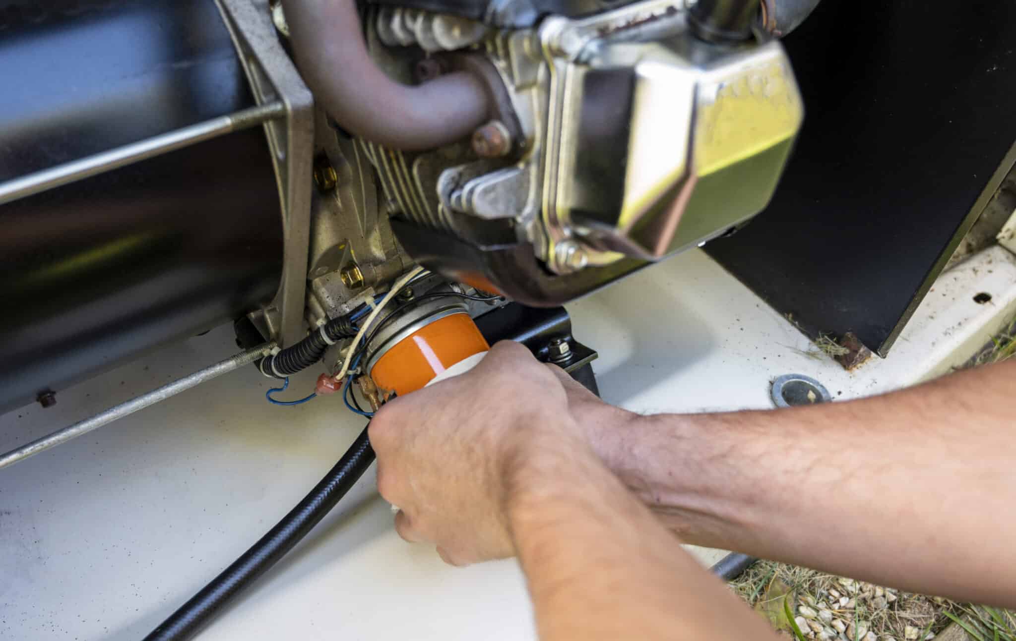 Generator engine, Generator load test.