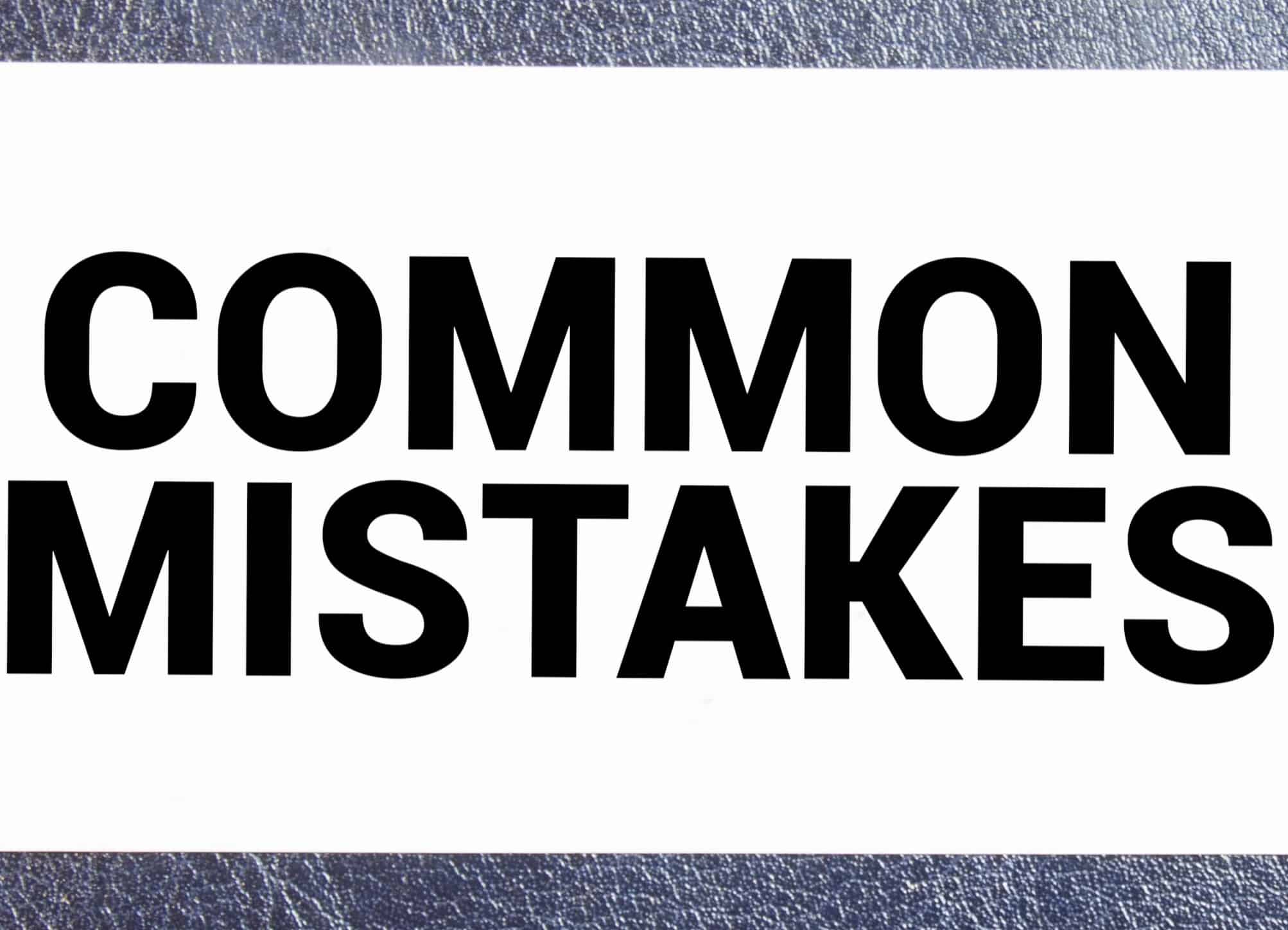 Common mistakes, Bonding jumper sizing.