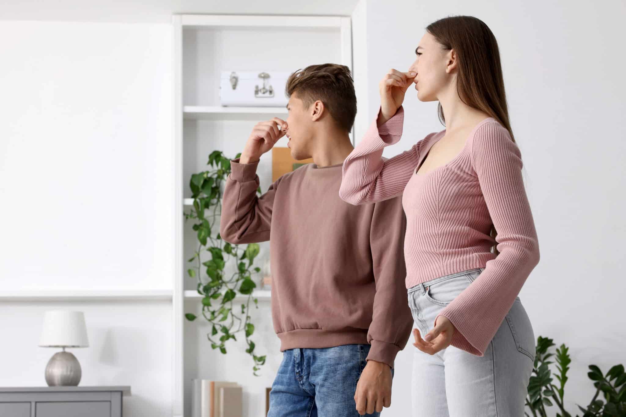 Bad smell and covering their noses indoors, Smell electrical burning, Load shedding setup.