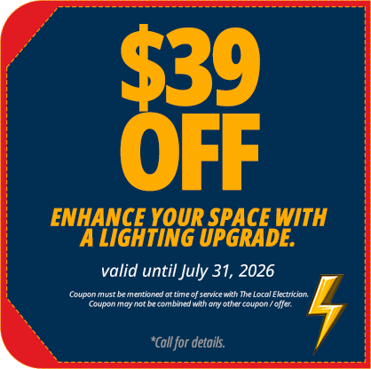 Local Electrician Lighting Upgrade Coupon