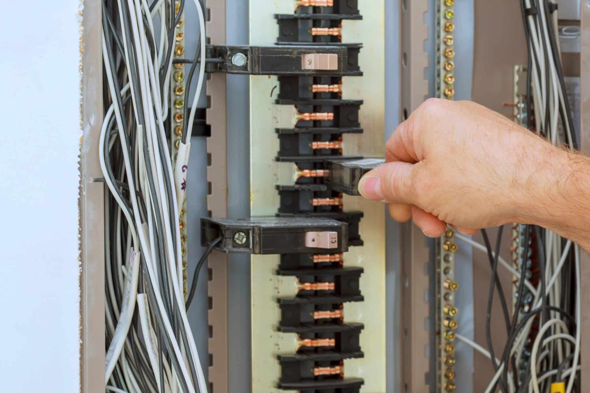 Turning circuit breaker in an electrical panel while doing maintenance in home setting, Breaker coordination study.