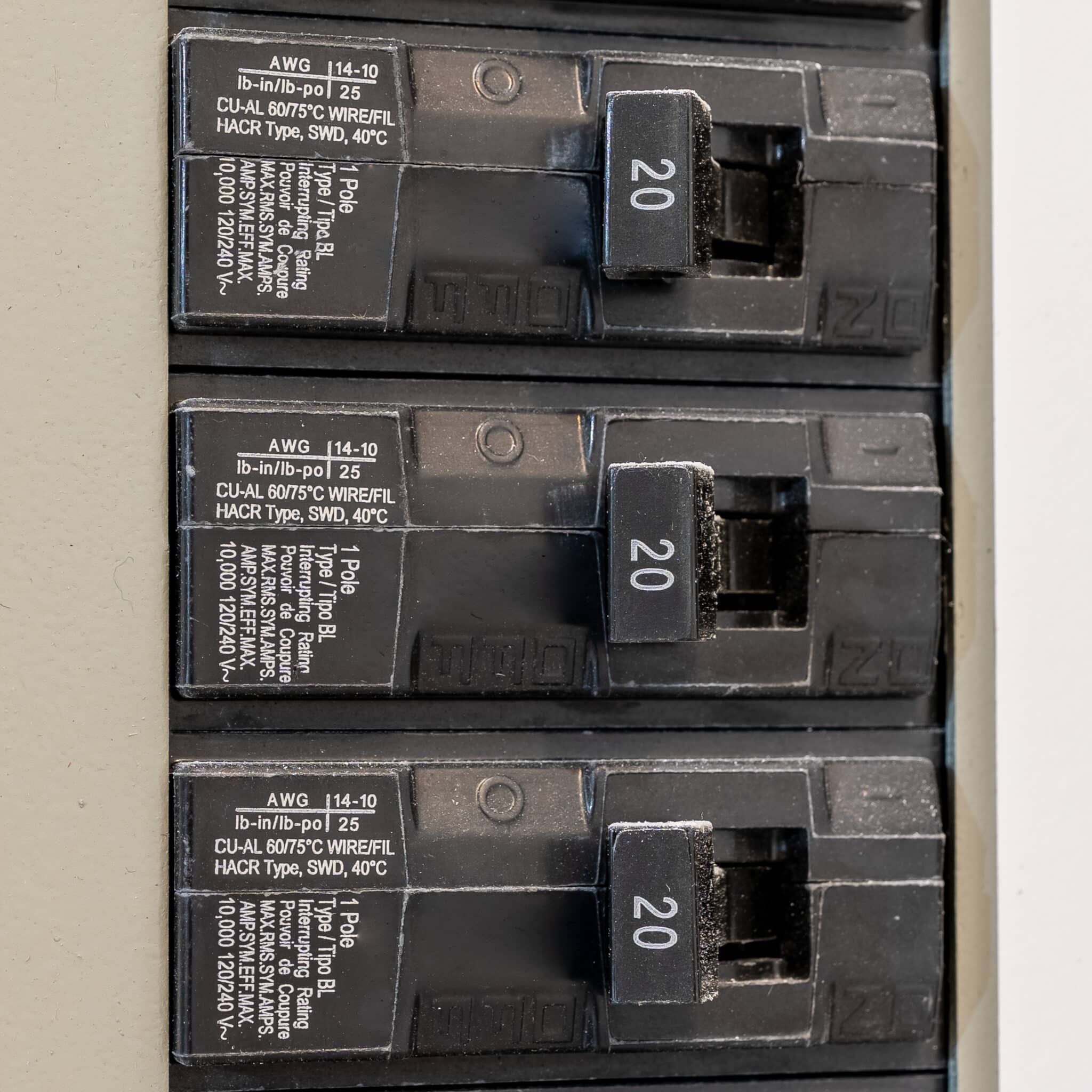 Frequent breaker, Gas pipe bonding.